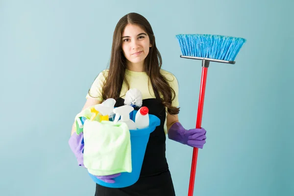 Pretty Woman Her 20S Looking Annoyed Upset Because She Has — Stock Photo, Image