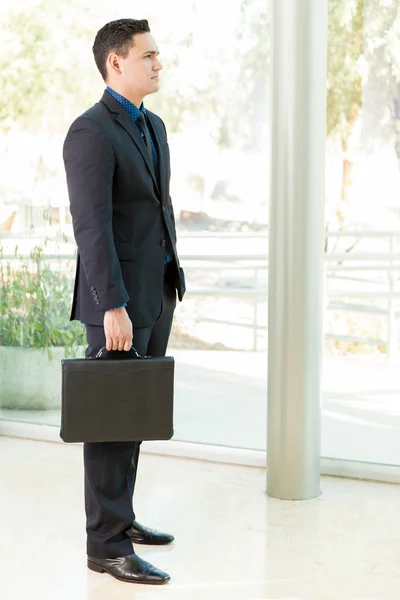 Businessman carrying briefcase — Stock Photo, Image