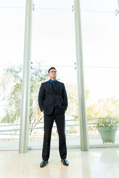 Businessman waiting for job interview — Stock Photo, Image