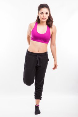 Egzersiz yapan kadın