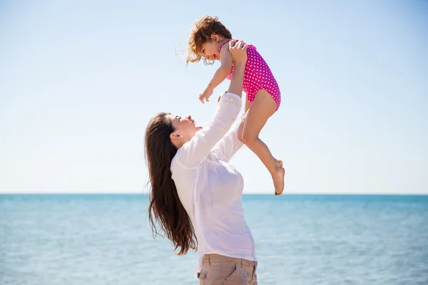 Mother having some fun — Stock Photo, Image