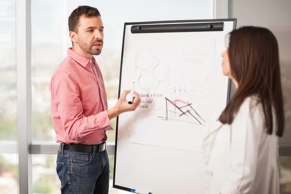 Man sharing some  thoughts — Stockfoto