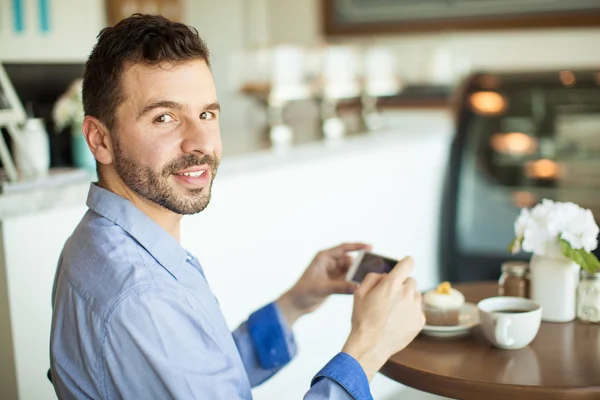 Man taking a photo — Stock Photo, Image