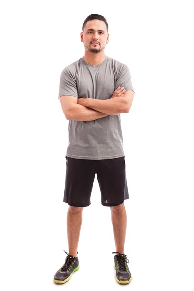 Instructor standing with his arms crossed — Stock Photo, Image
