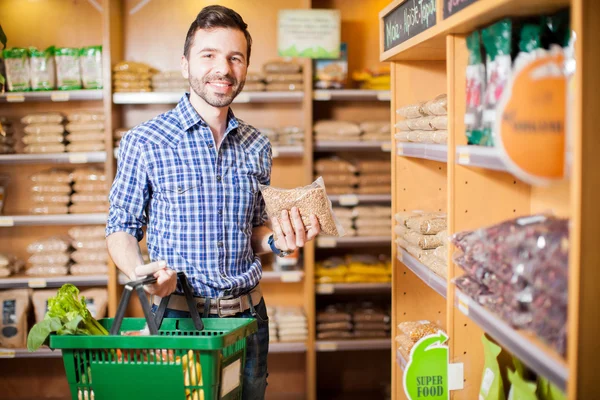 Man buying some healthy — Stock Photo, Image
