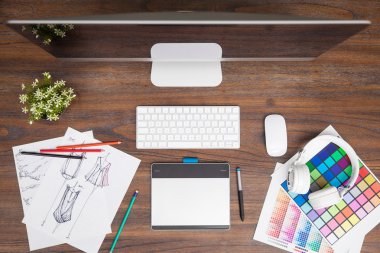 Moda Tasarımcısı çalışma alanı