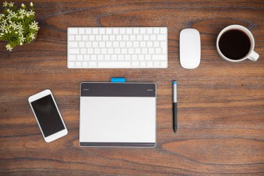 klavye, kalem tablet, smartphone