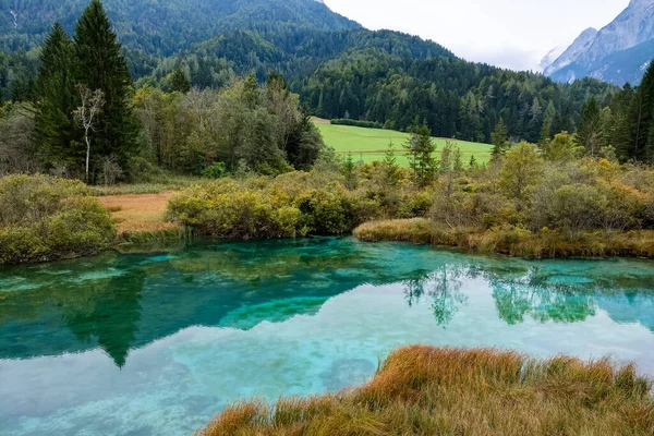 Красивое Горное Озеро Осеннем Национальном Парке Словении — стоковое фото