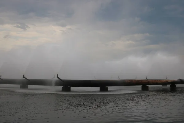 Process water for cooling a nuclear power plant