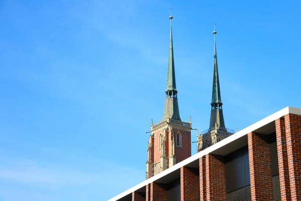 Breslau Polen Mai 2021 Blick Auf Die Alte Kathedrale Breslau — Stockfoto