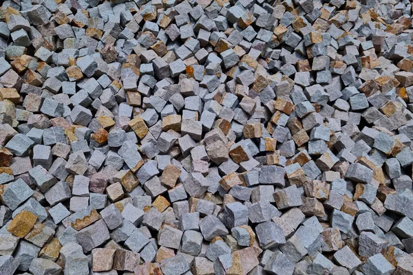 Textura Pequeñas Piedras Decorativas Para Construcción Camino Cerca Fondo — Foto de Stock