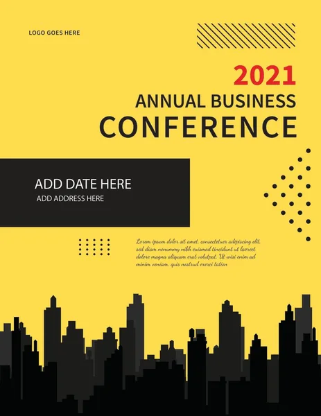 annual business conference poster design