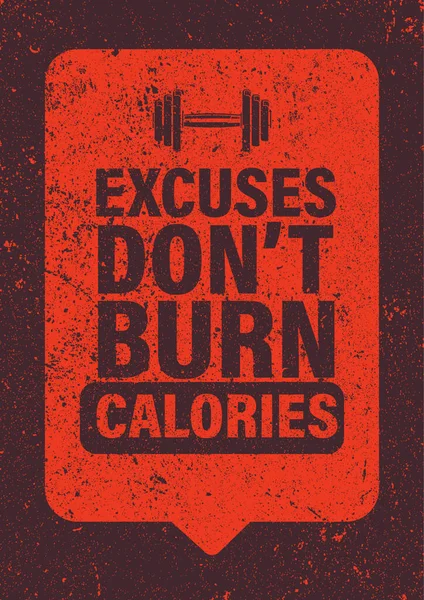 Spor salonu - özür dilerim kalori posteri yakma, broşür tasarımı