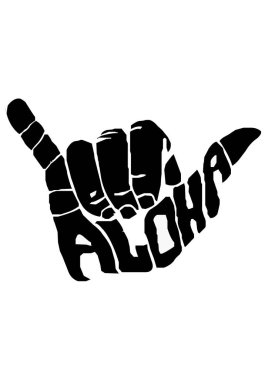 yaratıcı aloha poster broşürü veya gömlek şablonu tasarımı