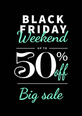 Büyük indirimli Kara Cuma poster afişi sosyal medya şablon tasarımı