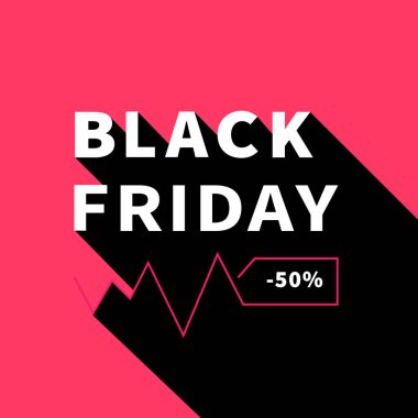 Kara Cuma indirimli sosyal medya post broşürü web afişi tasarımı