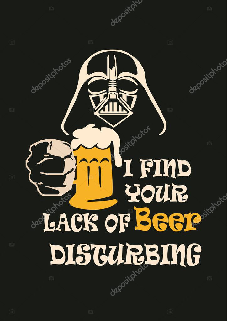 Creative beer t shirt design or poster flyer social media post template design