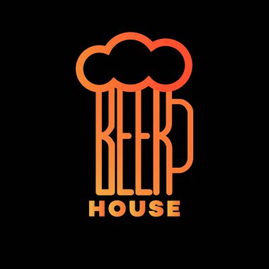 bira evi logosu sosyal medya şablon tasarımı