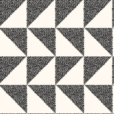 Vektörsüz modern monokrom deseni.