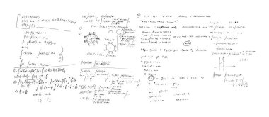 handwritten notes related to mathematics. calculus, real analysis, or advanced algebra