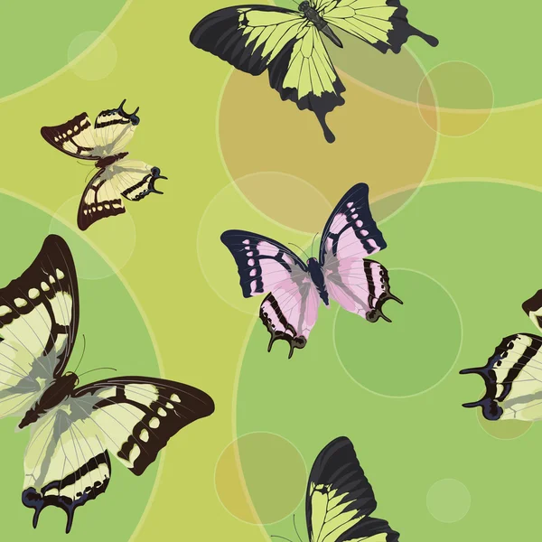 Kelebek desenli. Güzel pastel renkler