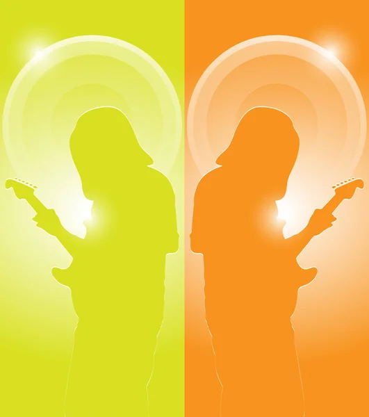 musician with guitar