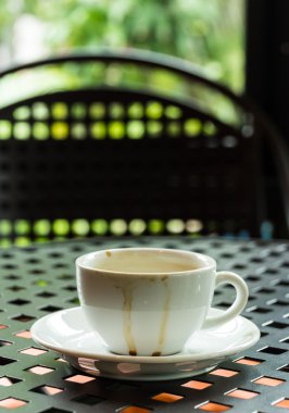 fincan kahve lekesi ile