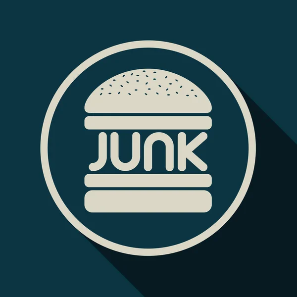 soyut hamburger şeklinde