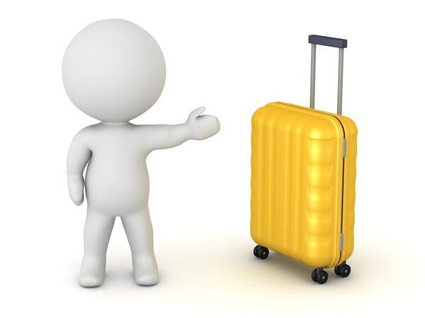 Троллейбус с 3D персонажем
