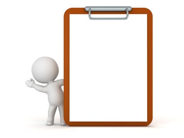 3D karakter Pano arkasından sallayarak