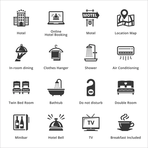 Iconos de Turismo y Viajes - Set 1 — Vector de stock