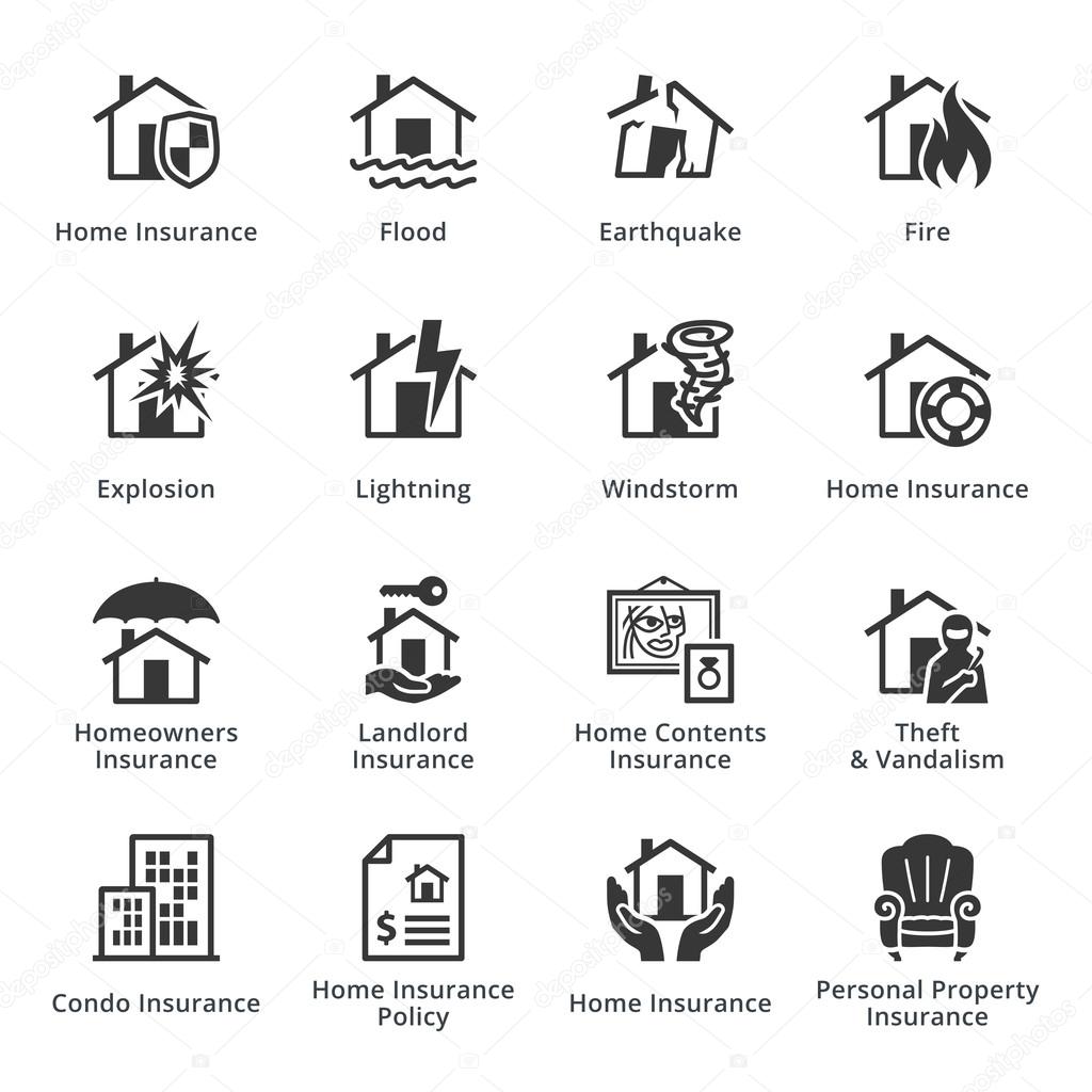 Home Insurance Icons