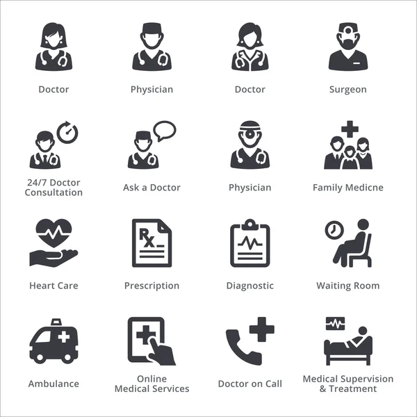 Medical Services Icons Set 3 - Sympa Series | Black Stock Illustration