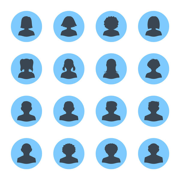 Blank People Avatars - Dot Version