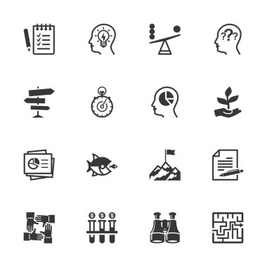 İş yönetimi Icons - 3 Set