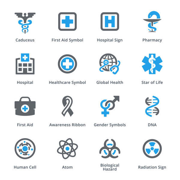 Medical & Health Care Icons Set 1 - Sympa Series