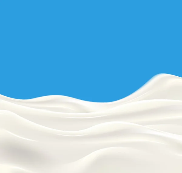 Mléko vlna vektorové ilustrace — Stockový vektor
