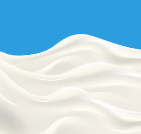 Ola de leche vector fondo — Archivo Imágenes Vectoriales