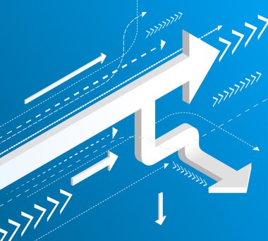 Başarı için yol. İş geliştirme kavramı. 