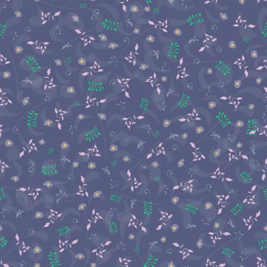 Klasik çiçek desenli.