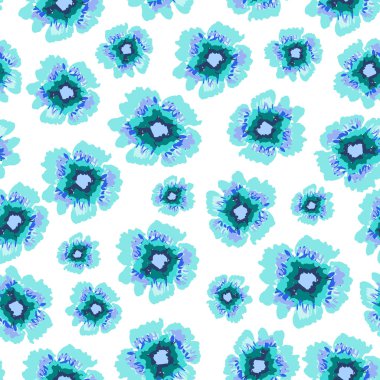 Klasik çiçek desenli.