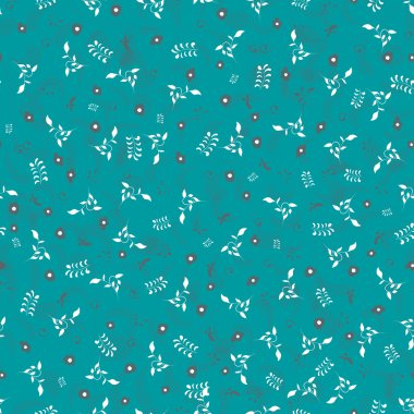 Klasik çiçek desenli.