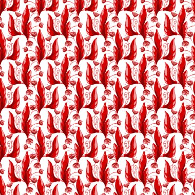 Klasik çiçek desenli.