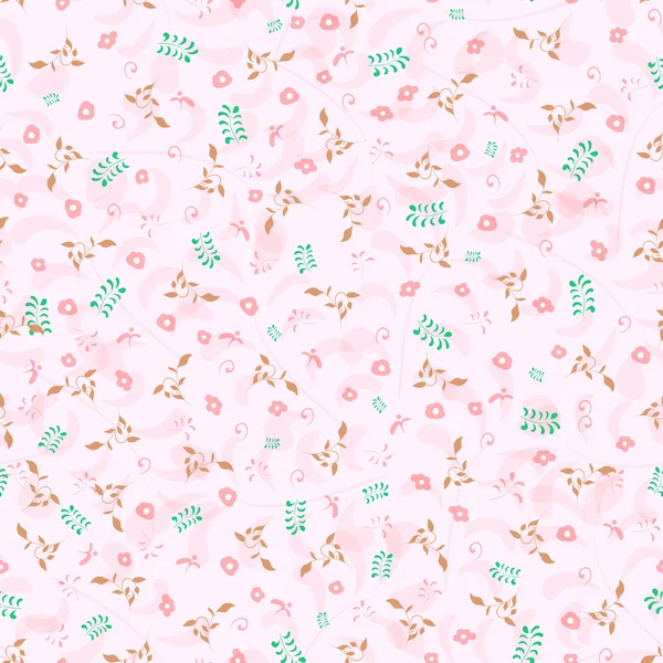 Motif floral vintage sans couture — Image vectorielle