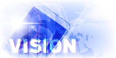 İş soyut parlak vektör kavramı