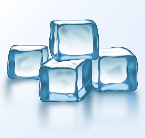 Vector ice blocks — Stock Vector