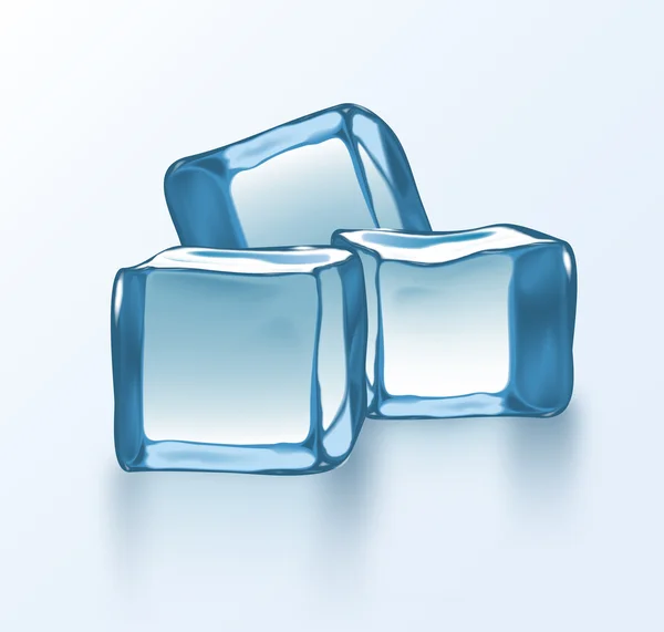 Vector ice blocks — Stock Vector