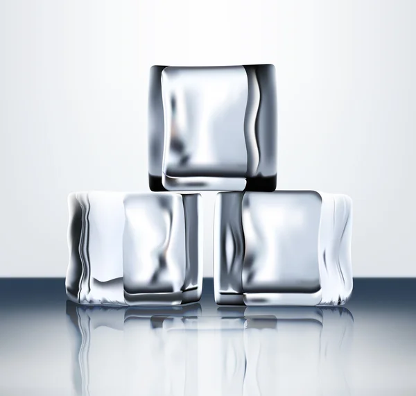 Blocs de glace transparents — Image vectorielle