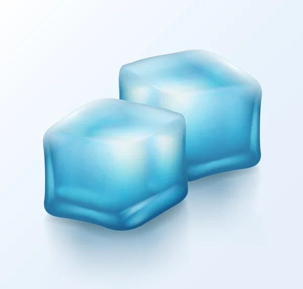 Two ice blocks — Stock Vector