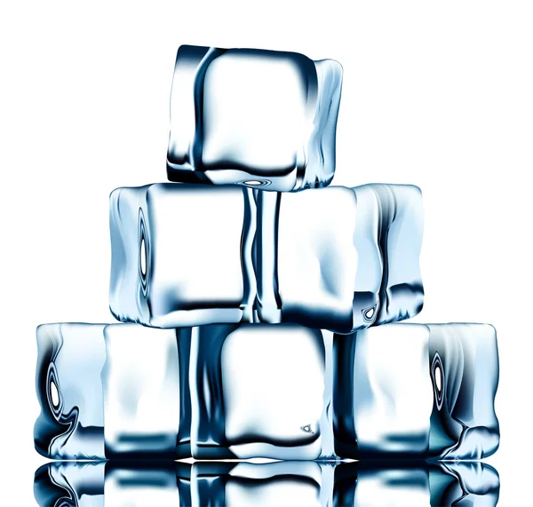 Ice pyramid — Stock Vector